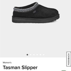 UGG TASMAN WOMENS 10 BLACK